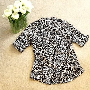Calvin Klein Leopard Polo Shirt